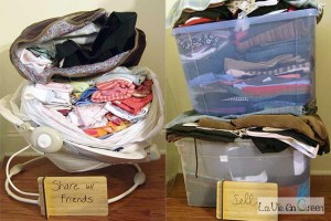 Donate, sell and recycle to de-clutter your life