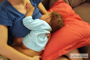 Breastfeeding baby