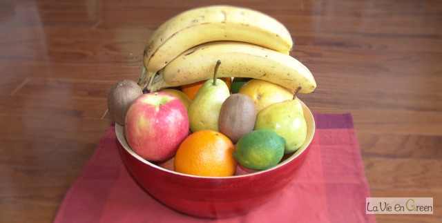 Eat one (or more) whole fruit a day (apple, bear, banana, orange, kiwi) or 1/2 to 1 cup if small fruit like berries