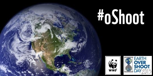 Earth overshoot day 2013 #oshoot WWF August 20
