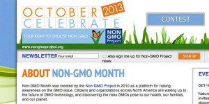 Non GMO Project Verified seal FDA USDA organic food Non GMO Month