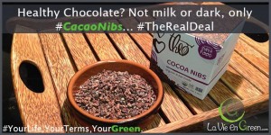 Not milk, not dark, the only healthy chocolate: organic non GMO cacao nibs