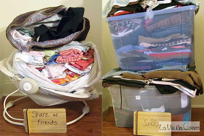 Donate, recycle and sell to de-clutter your life