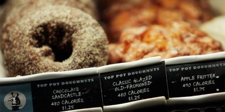 Starbucks posts calorie counts on menu boards nationwide